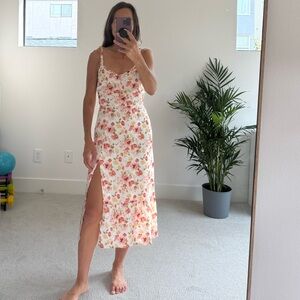 Abercrombie and Fitch Floral Dress - Pink and Yellow